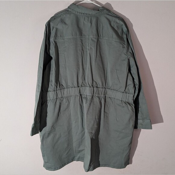 J. Crew Long-sleeve zip-front chino dress Women's Size 24 NWT - Picture 3 of 7